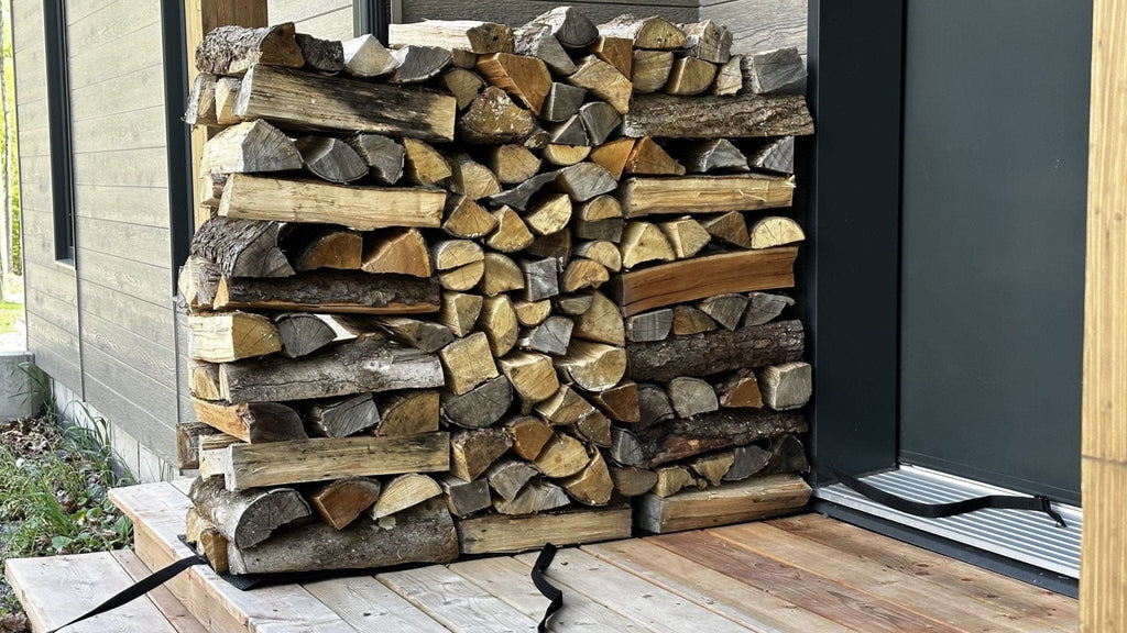 GOROUND 8ft Firewood Cover Heavy Duty Waterproof Fabric - GoRound Concept