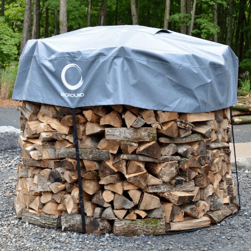 Sturdy & Durable Wood Cover GoRound Keep Your Firewood Dry | GOROUND ...